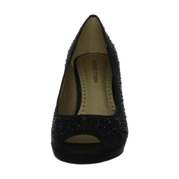 Adrienne Vittadini Pippi Platform Black Pump US 9 - Picture 4 of 4